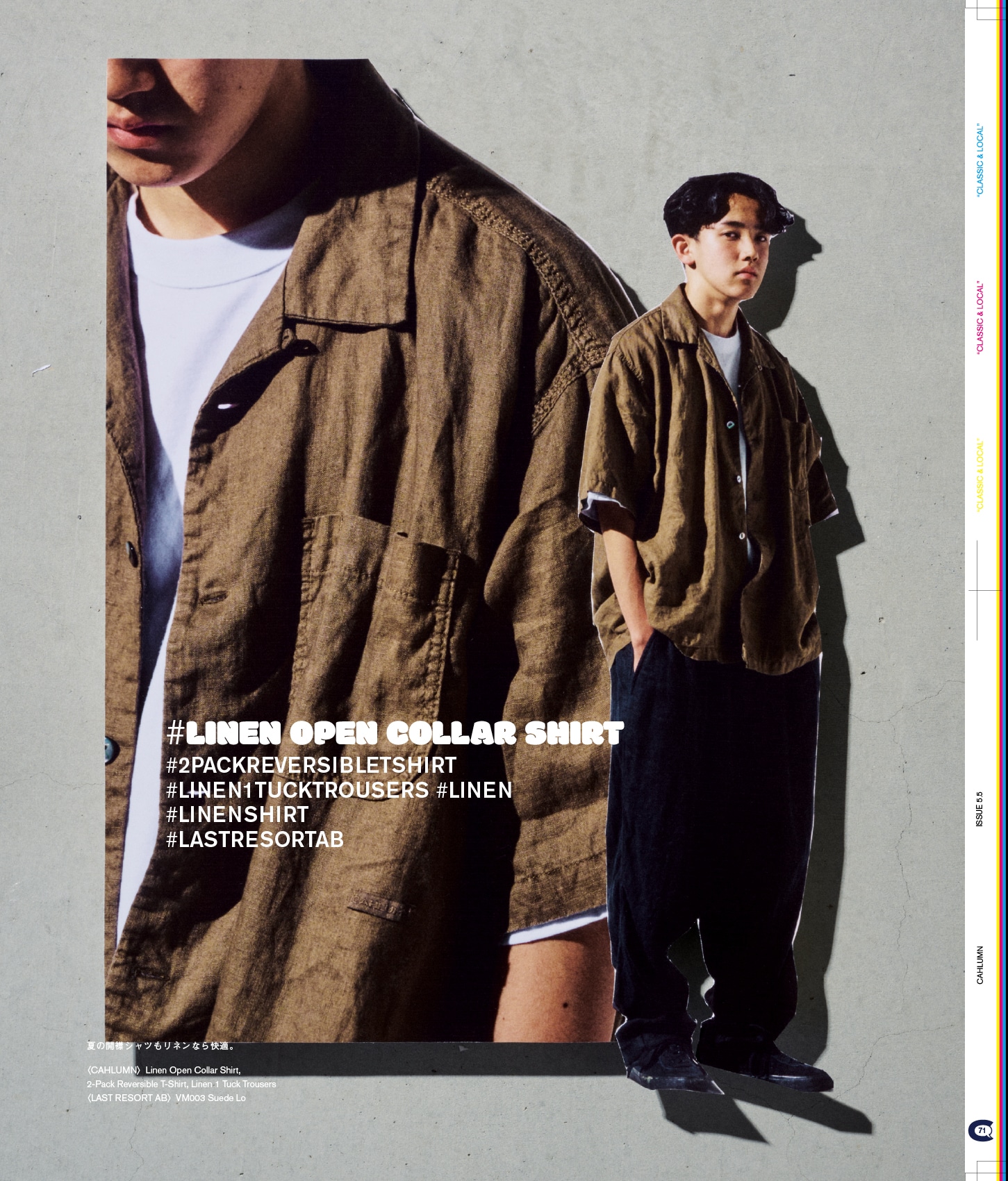 Issue 5.5 / Classic & Local “夏の服とコラージュ、メルボルンのベッキーと仲間たち”