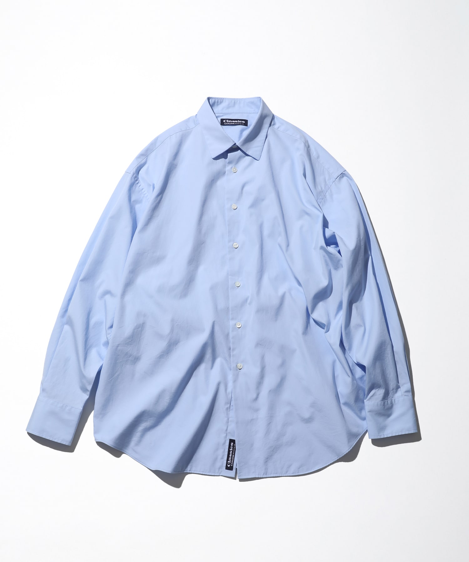 Magazine Pocket Wide Spread Collar Boys Shir