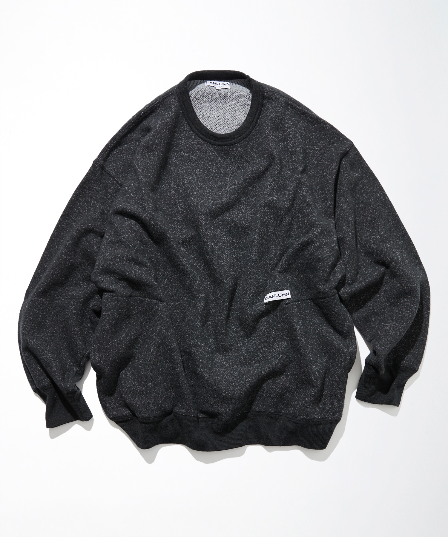 Merino Wool＋Cotton Loop Back heather Sweatshirt