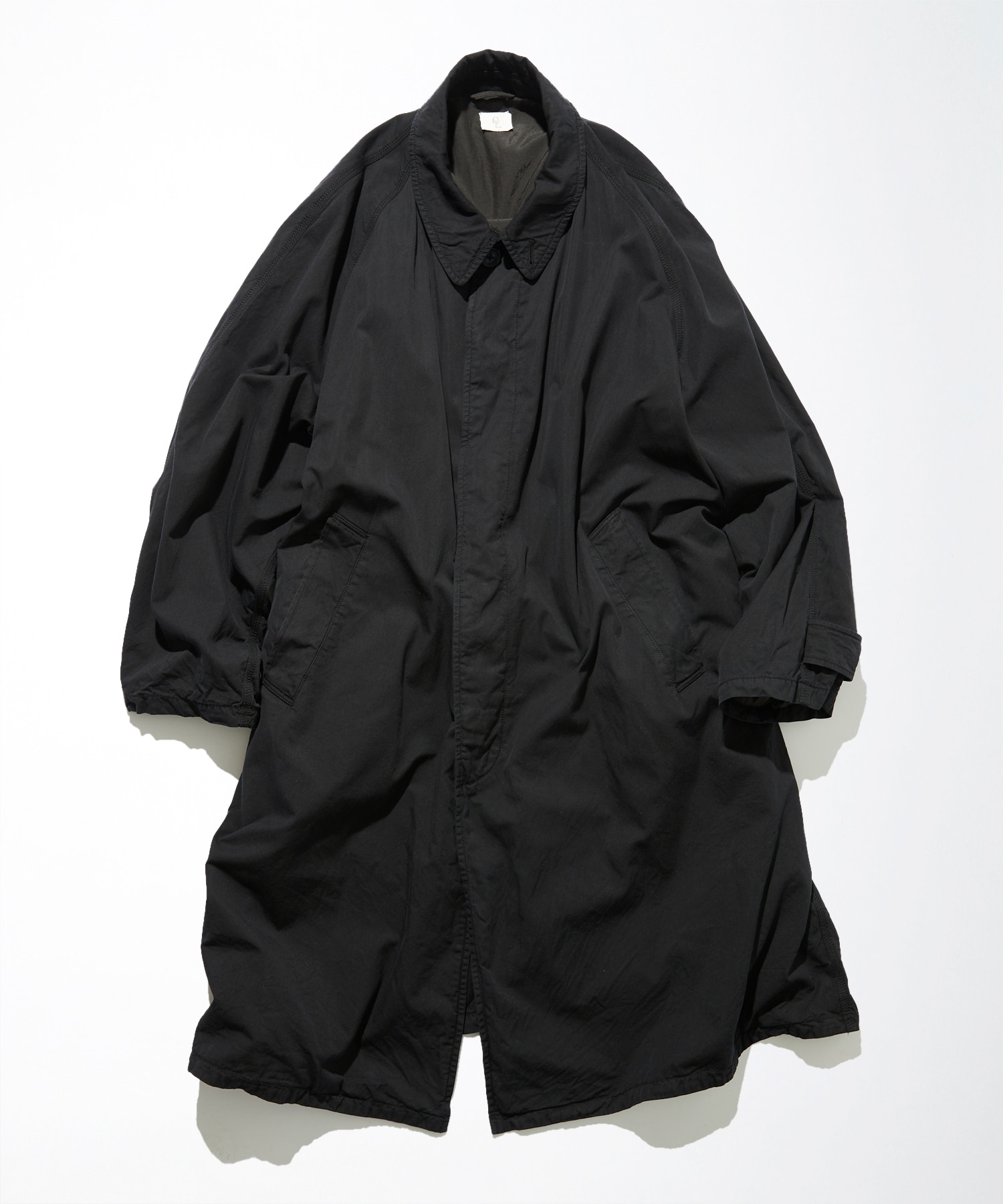 Organic Cotton Silk Gabardine Balmacaan