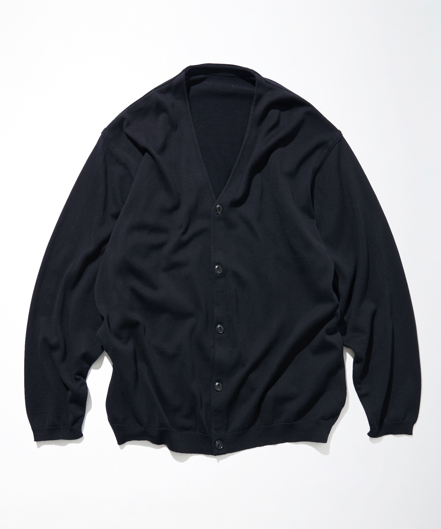 Silk Cotton Long Sleeve Cardigan