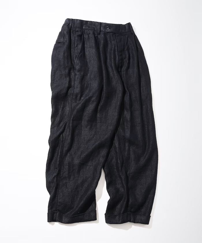 Linen 1 Tuck Trousers 1.1