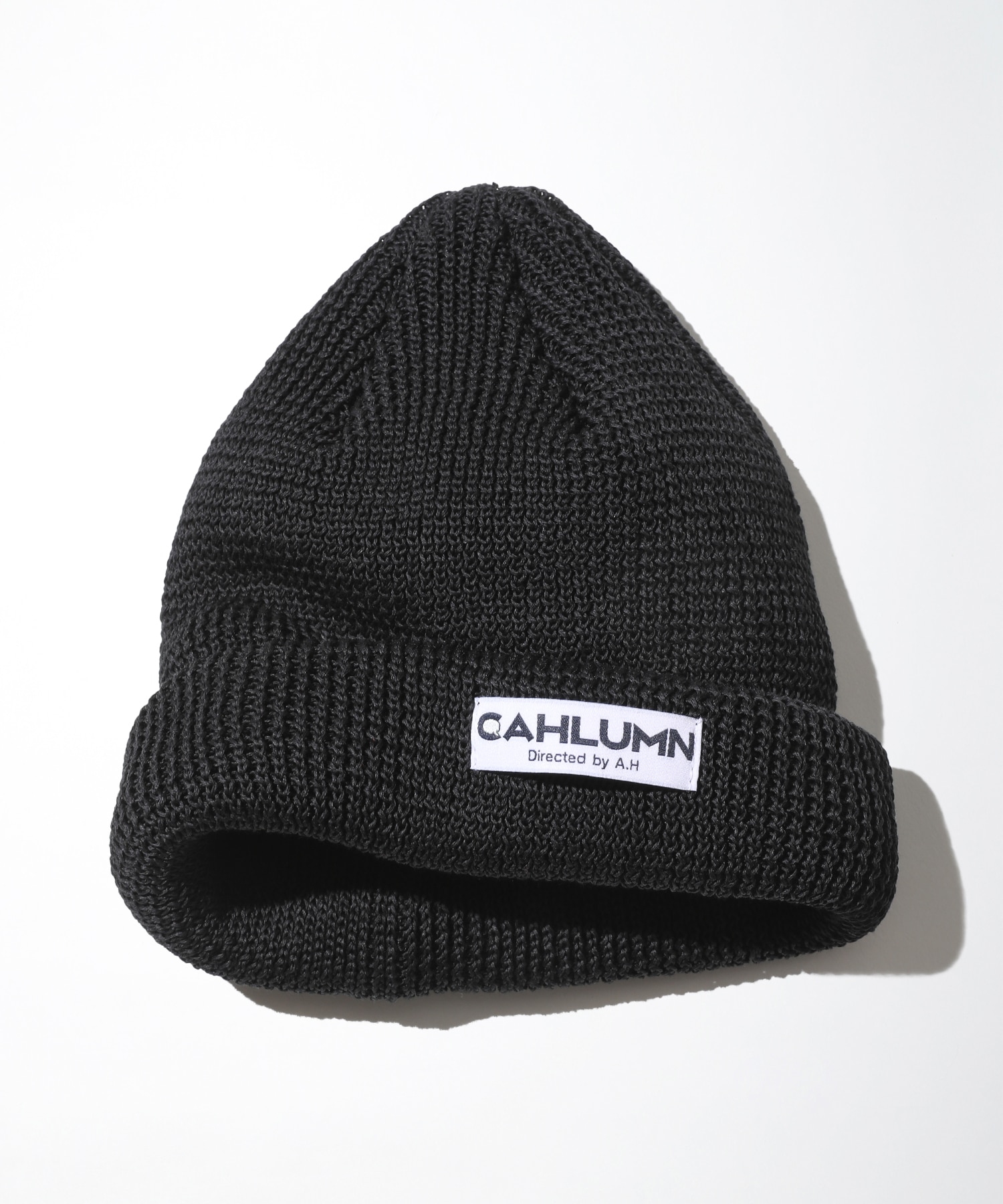 Straw Yarn Roll Knit Cap