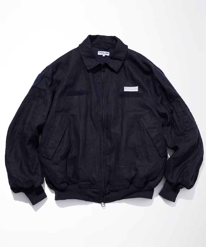 Linen Heli Crew Jacket