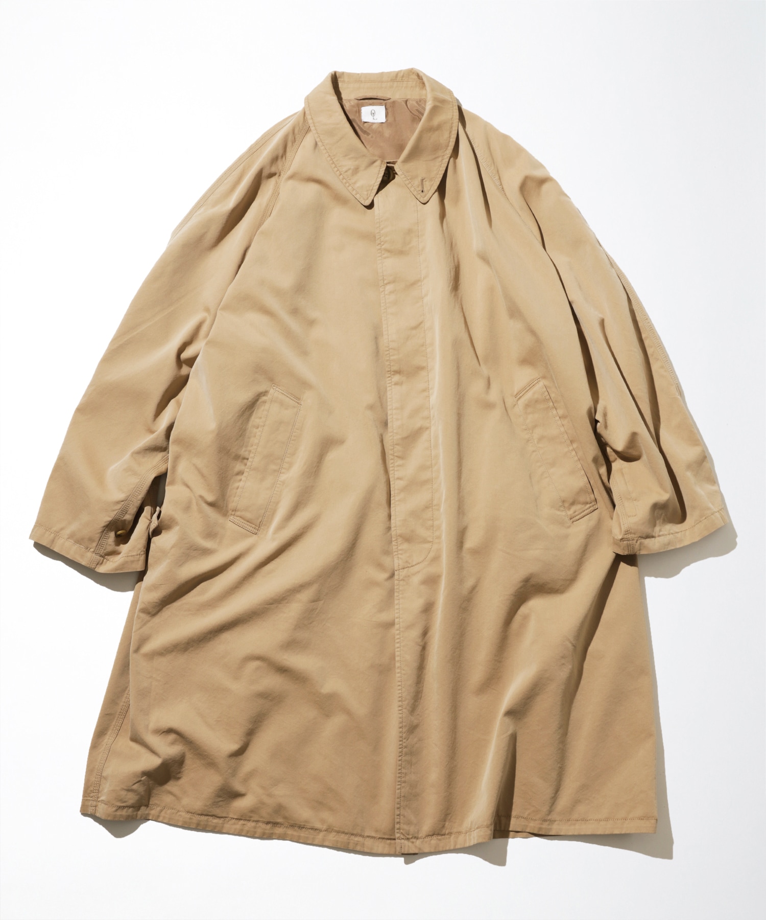 Organic Cotton Silk Gabardine Balmacaan