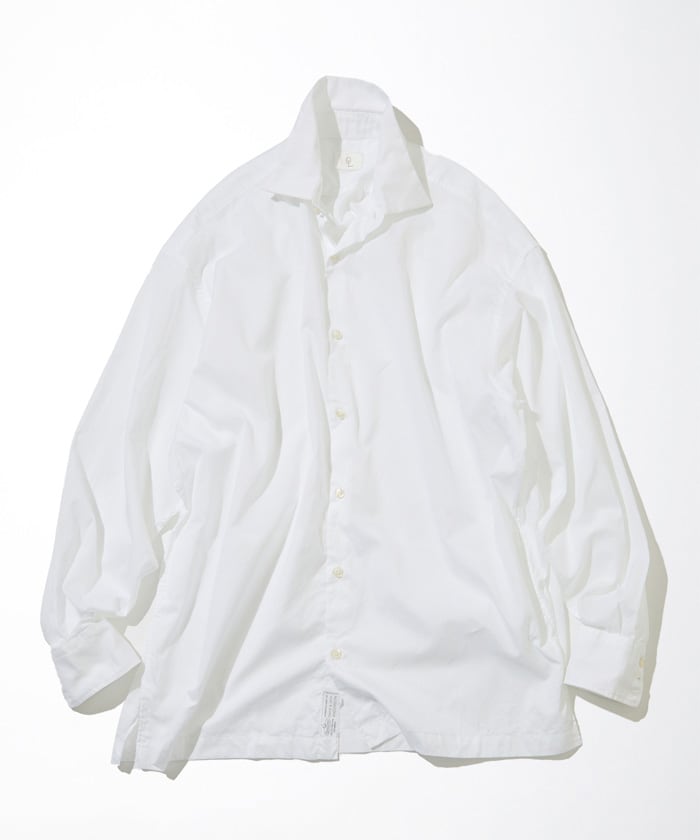 David Joan Anderson Extra Long Staple Sea Island Cotton Broad Cloth Semi Wide spread Shirt