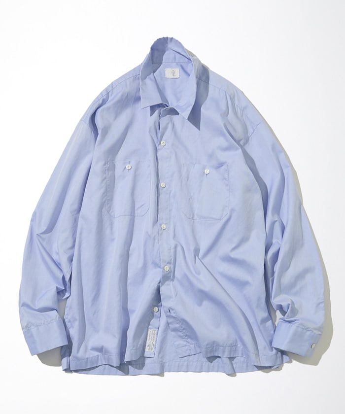 David Joan Anderson Extra Long Staple Sea Island Cotton Twill Work Shirt
