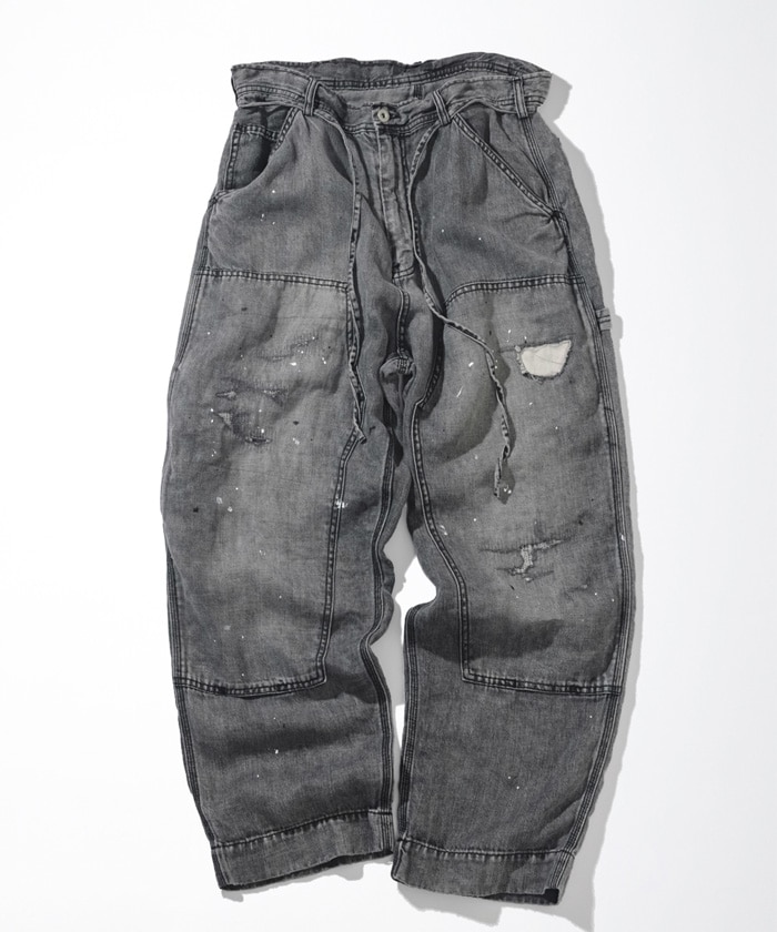 Upcicle Linen Denim Painter Pant
