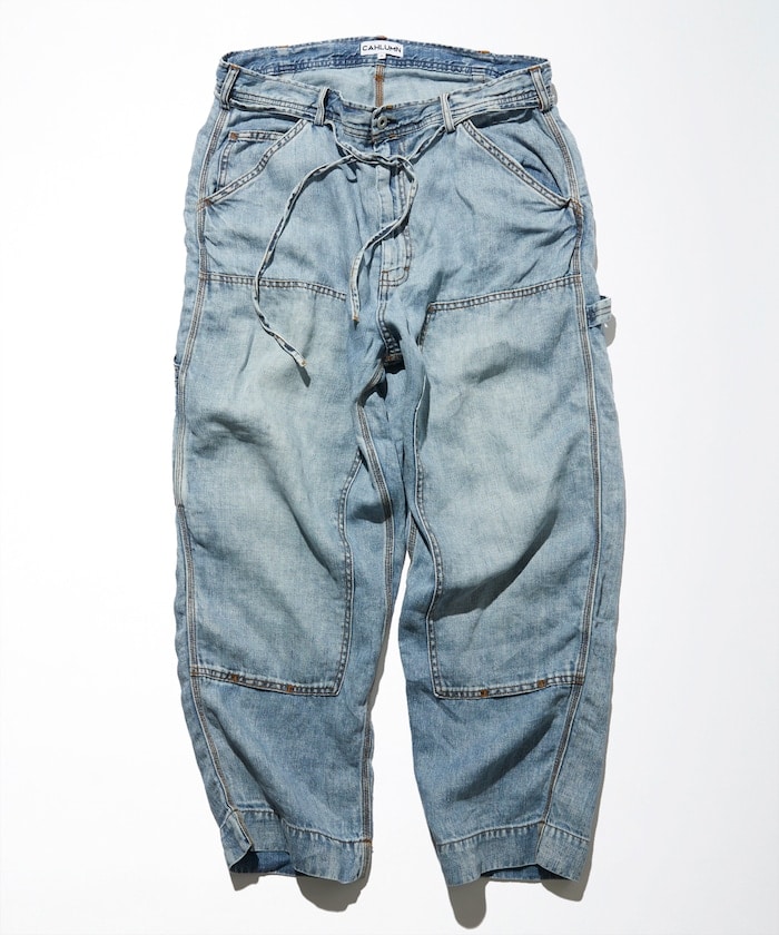 Linen Denim Painter Pant