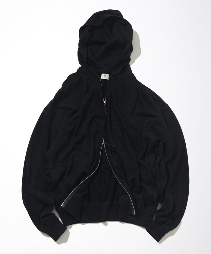 French Linen Zip Hoodie
