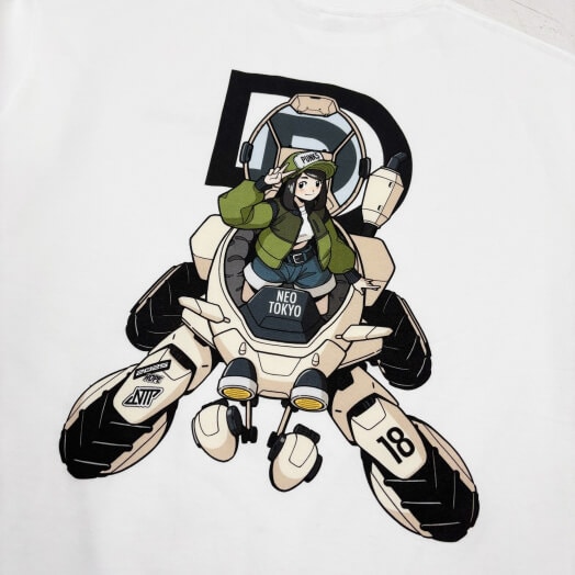 NEO TOKYO PUNKS NIKO24 イラストTシャツ