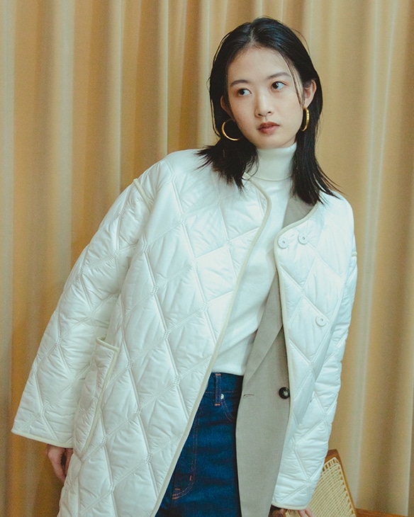 大人女子が支持するブランド「Aresense」のアウターでこの冬も脱