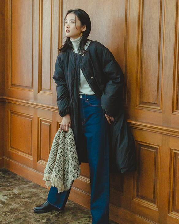 大人女子が支持するブランド「Aresense」のアウターでこの冬も脱