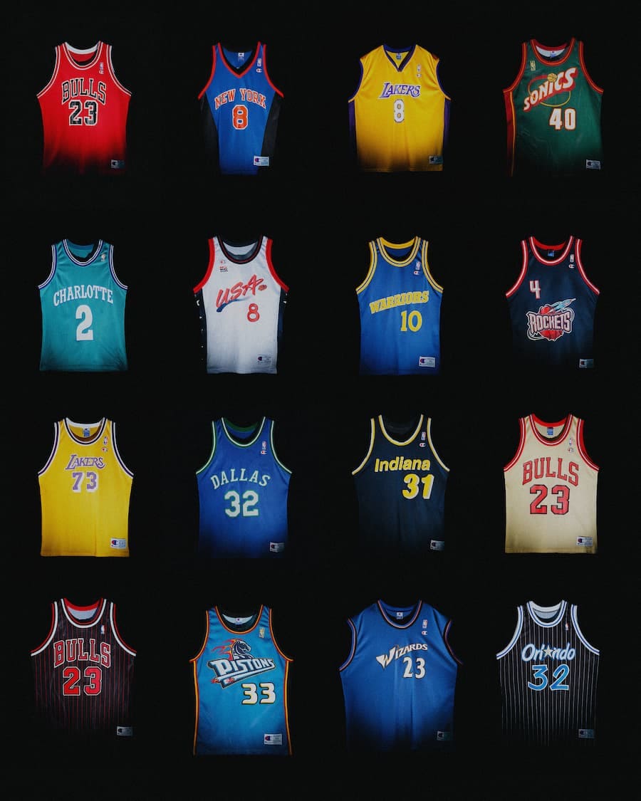 Vintage Champion NBA Jersey POP UP 