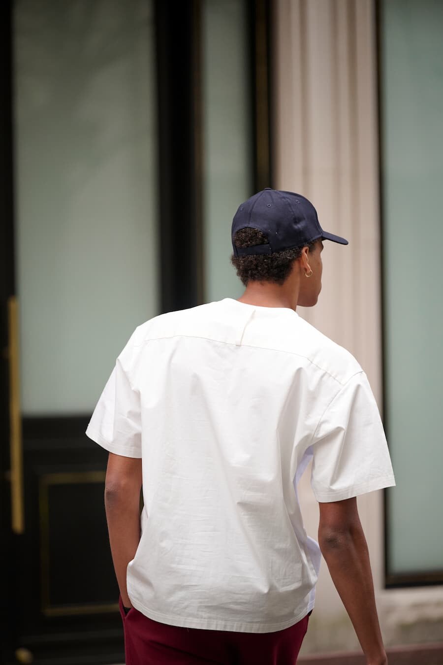 Drawer 2024 PRE1 ブザムスタンドカラーシャツ　1回のみ着用 Drawer 2024 PRE1 ブザムスタンドカラーシャツ1回のみ着用