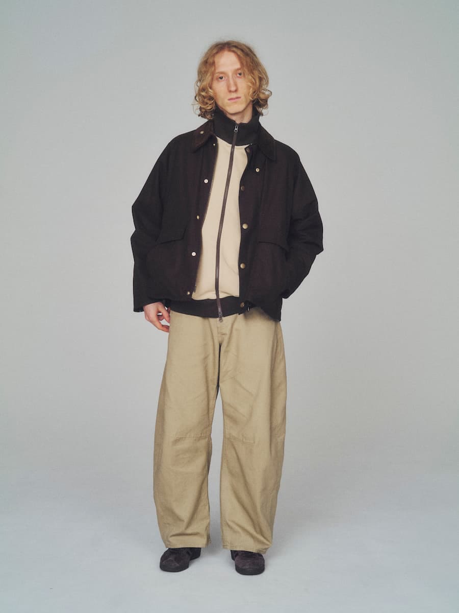 【新品未使用】Barbour ブラック バブアー Barbour Barbour × Baracuta ワックスジャケット
