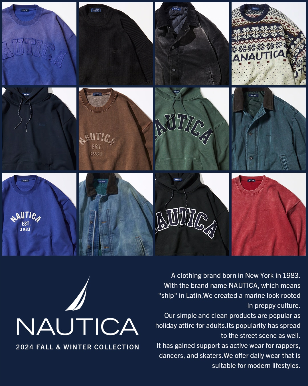マストバイ！NAUTICA 冬の人気アイテムリスト【2024 Winter Collection