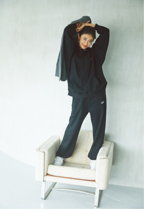 FREAK'SSTORE×SAAKIN山田優コラボスウェット FREAK'S STORE - FREAK'SSTORE×SAAKIN山田優コラボスウェットの通販 by