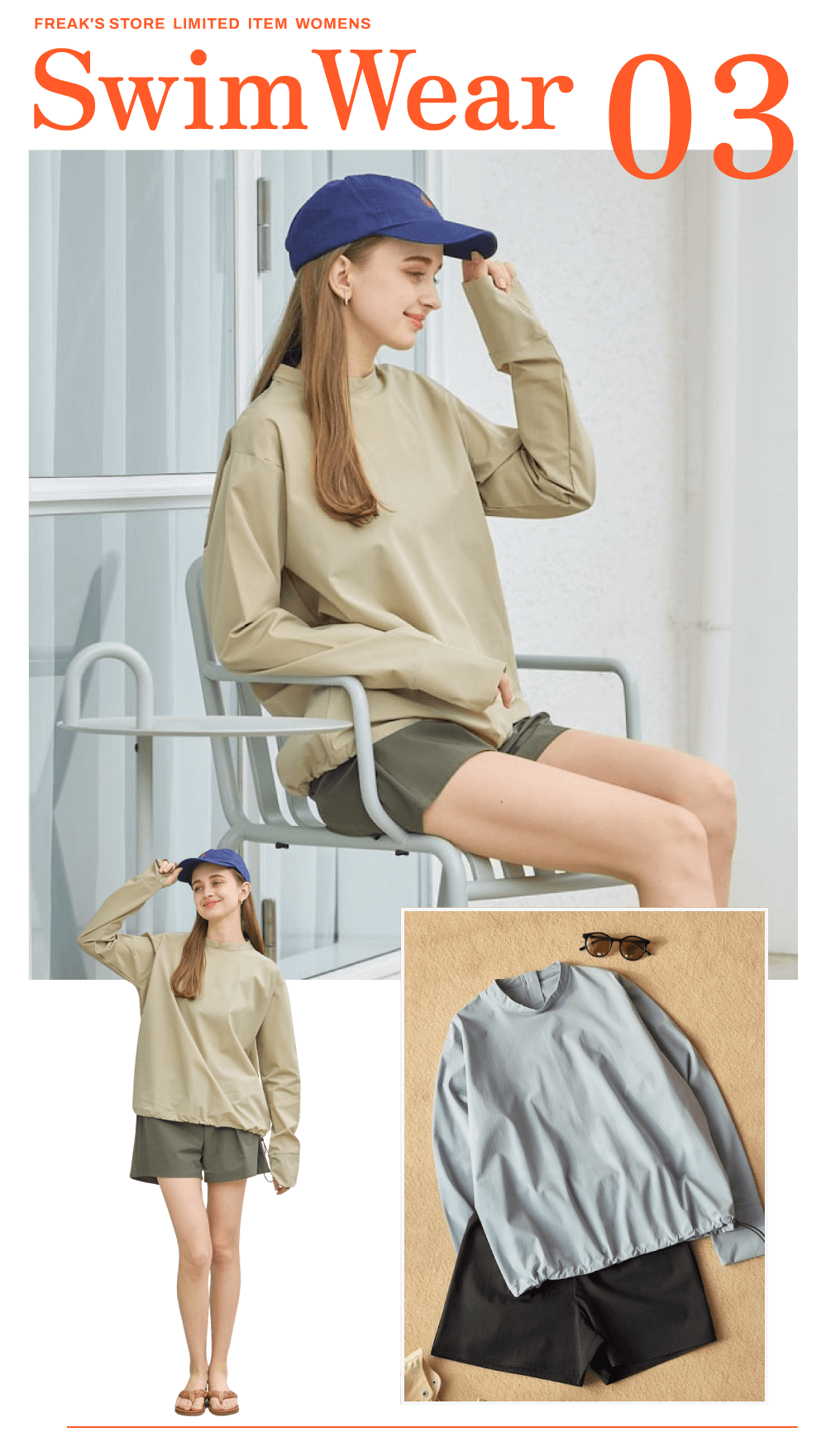 大人ヘルシーな肌みせスイムウェア ＜FREAK'S STORE WOMEN'S
