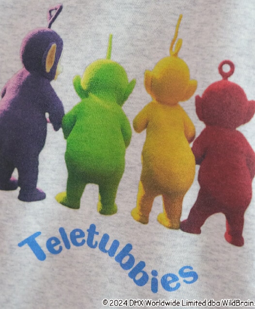 トレーナー スウェット 「 Teletubbies 」 テレタビーズ クルーネックスウェット 24W10 レディース メンズ Rendez-Vous トレーナー スウェット 「 Teletubbies