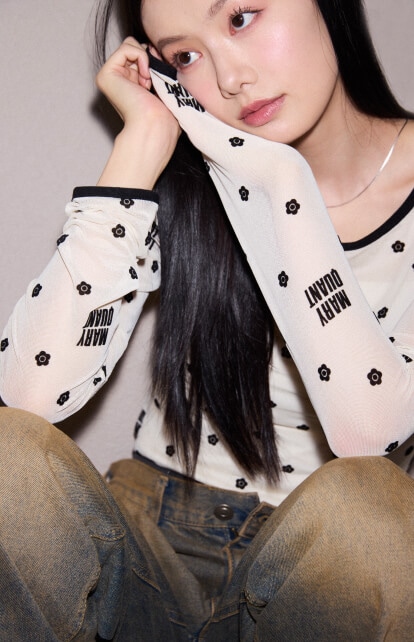 【新品未使用】MARY QUANT × PUBLUX 赤 ロゴ入り スウェット pd1426-01_1.jpg