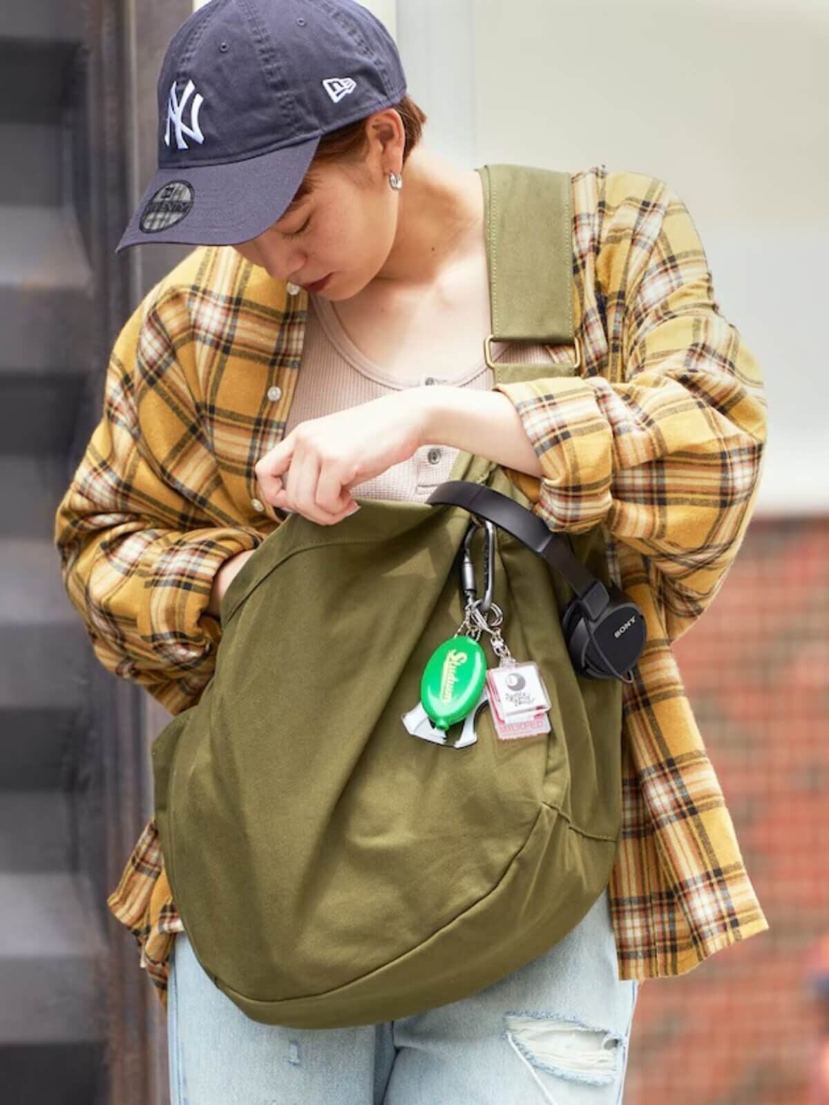 peak トート&ショルダーバッグ オリーブ peak トート&ショルダーバッグ オリーブ トートバッグ