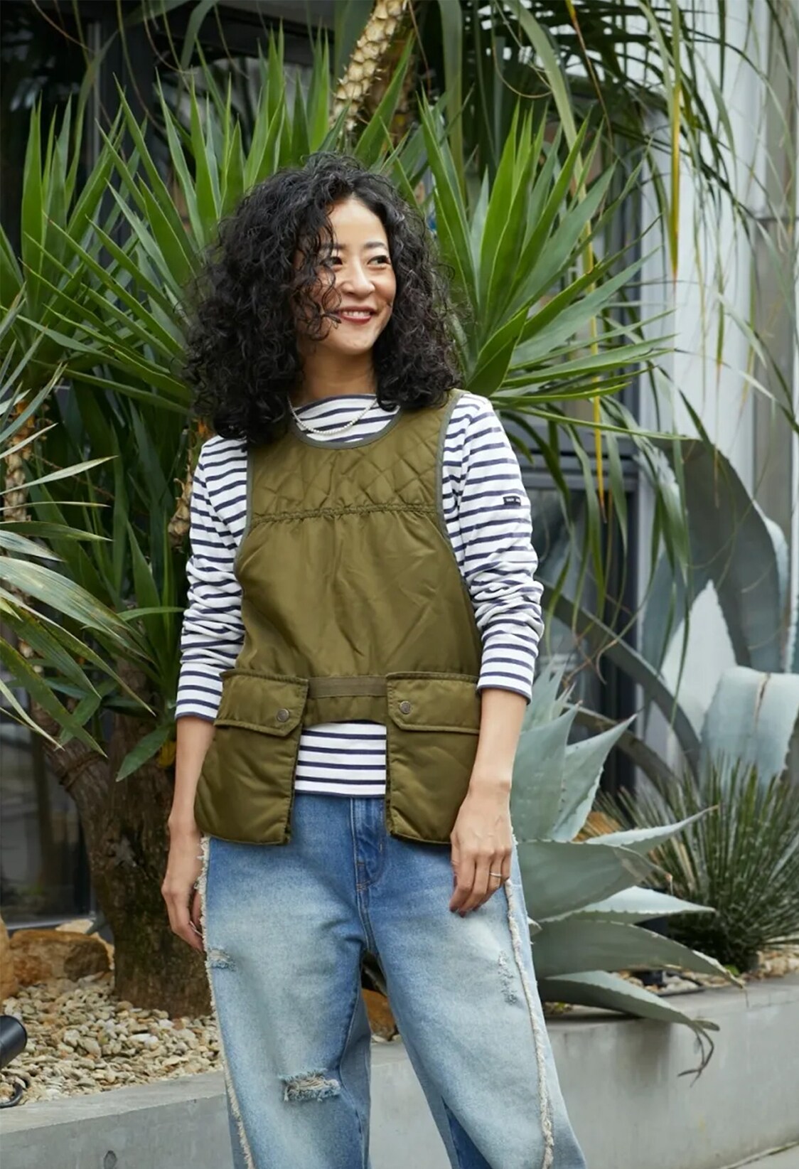 freada アンブレラ ヨーク 刺繍 シャツジャケット 美品】Freada