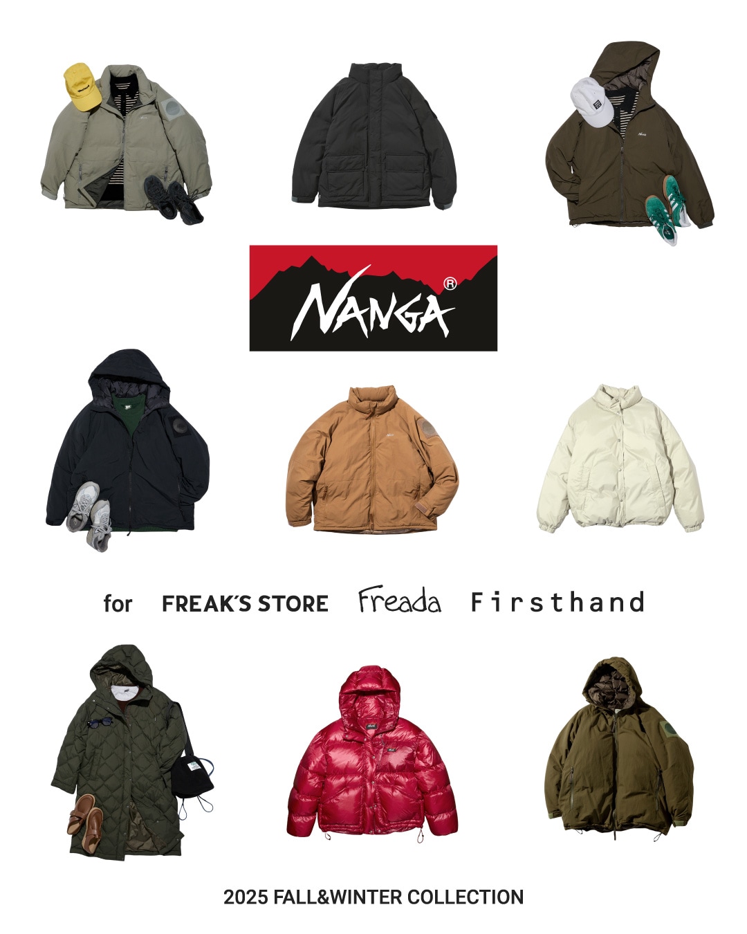 NANGA for FREAK'S STORE 2025 FALL&WINTER｜Daytona Park