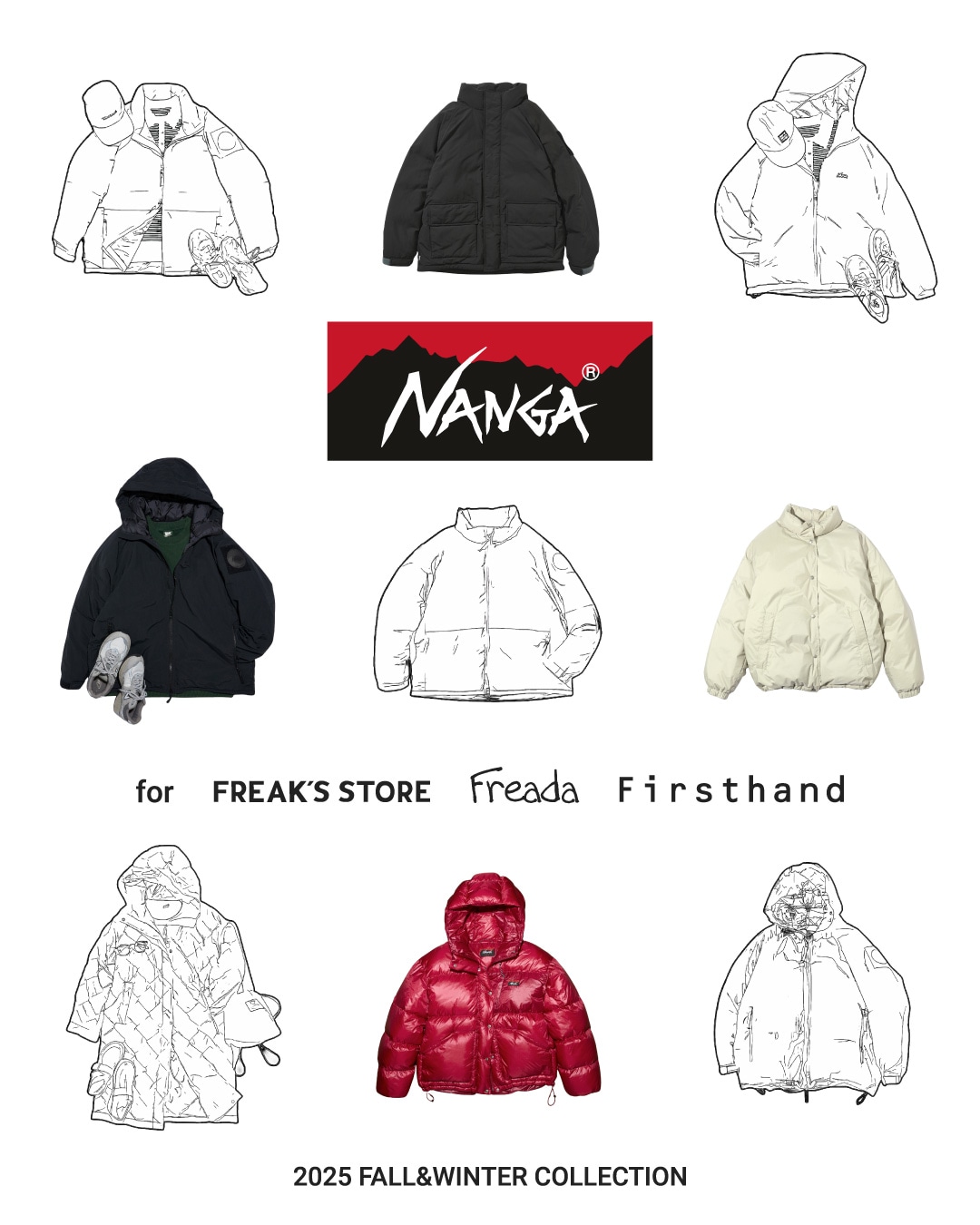 NANGA for FREAK'S STORE 2025 FALL&WINTER｜Daytona Park(FREAK'S