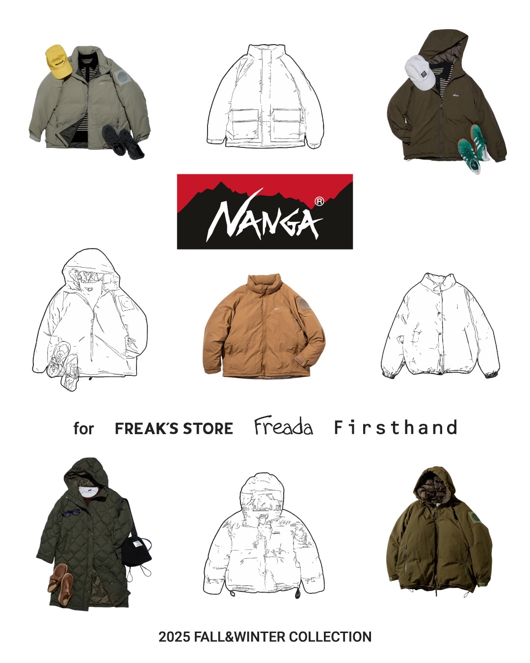 NANGA for FREAK'S STORE 2025 FALL&WINTER｜Daytona Park