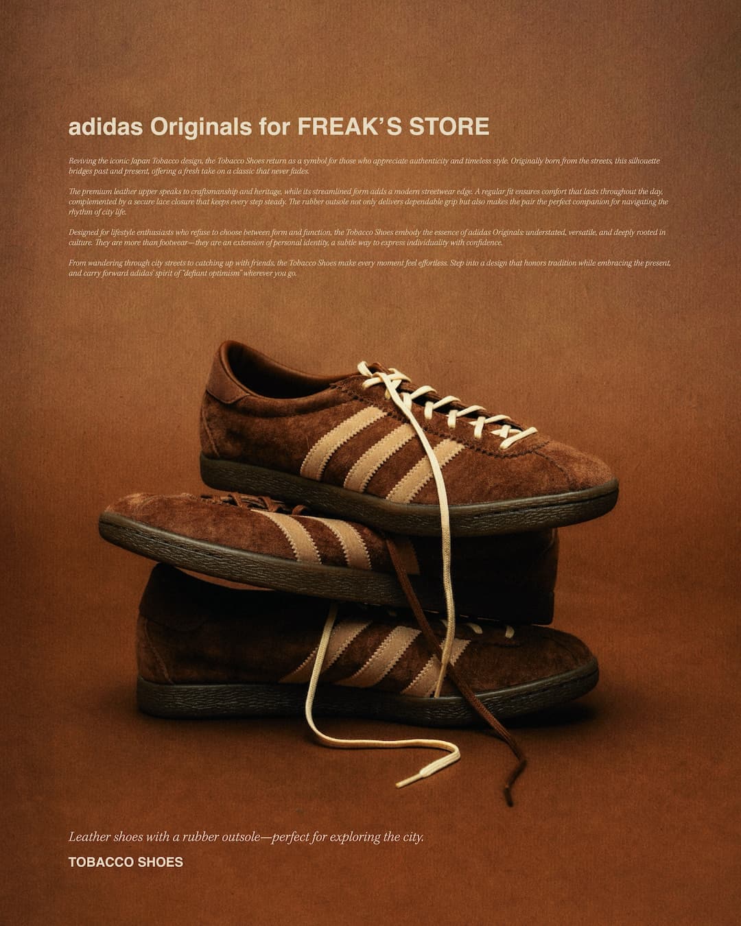 adidas Originals for FREAK'S STORE ”TOBACCO”｜Daytona Park(FREAK'S