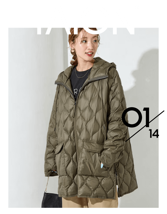 TAION 冬の新定番、大人のスマートダウン。＜FREAK'S STORE WOMEN'S