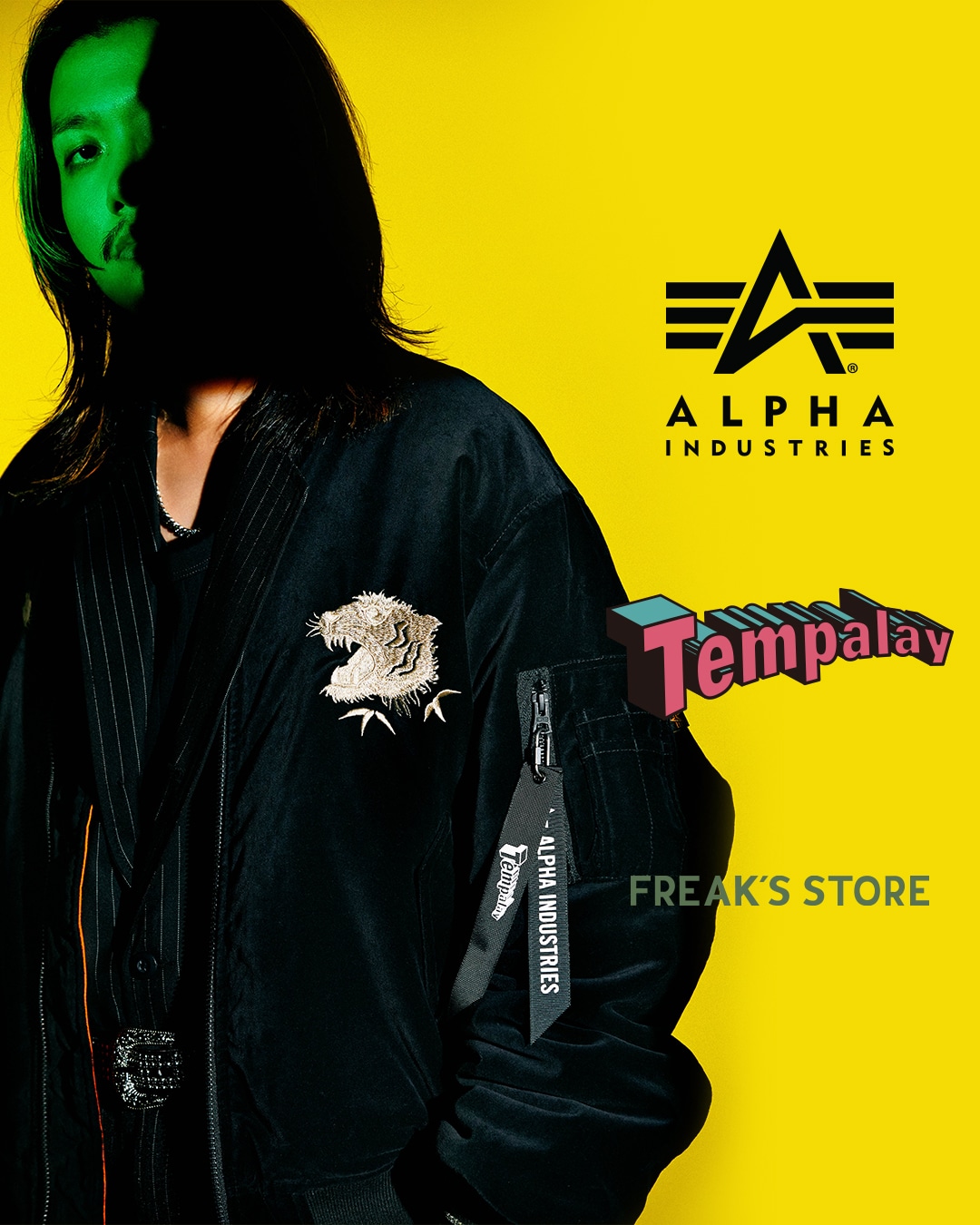 Alpha Industries × Tempalay × FREAK'S STORE 新作コラボ｜Daytona