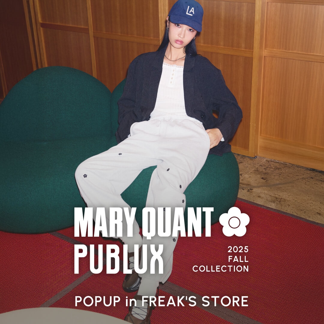 946 MARY QUANT PUBLUX コラボ MARY QUANTとPUBLUXが再びコラボレーション。2024