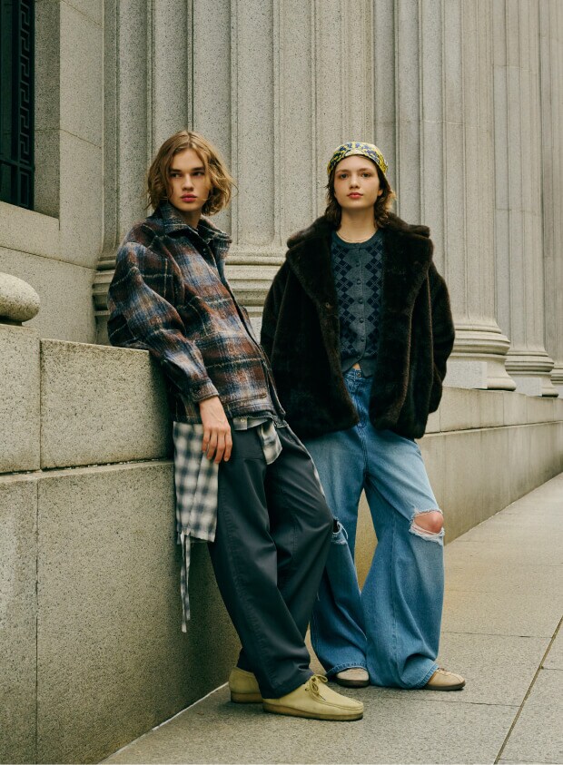 MARYQUANT × PUBLUX ブルゾンスウェードタッチ ダークブラウン 