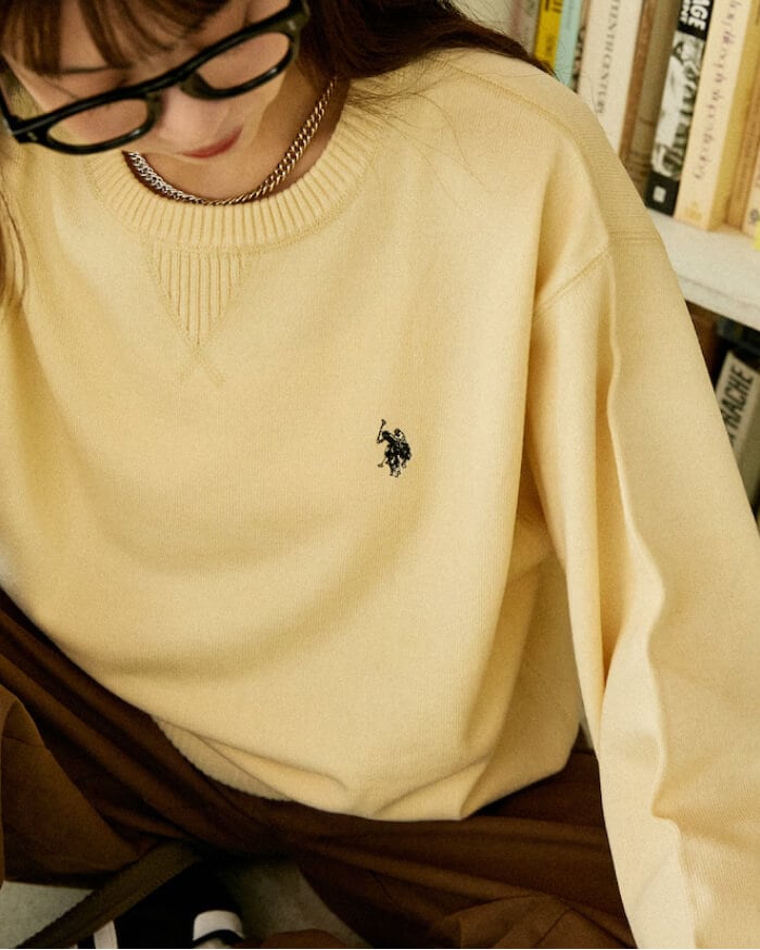 新品/CLUBHAUS New Standard Polo ’25 XL CLUBHAUS Standard L/S Cleric Polo - Gray/White