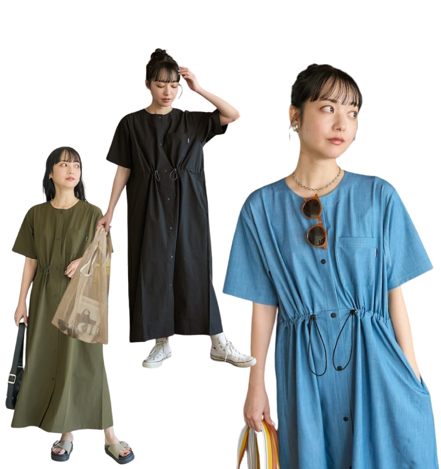 cream120＆140セットアップワンピース ストレッチ/マルチway】ショートトップス＆フレアワンピース