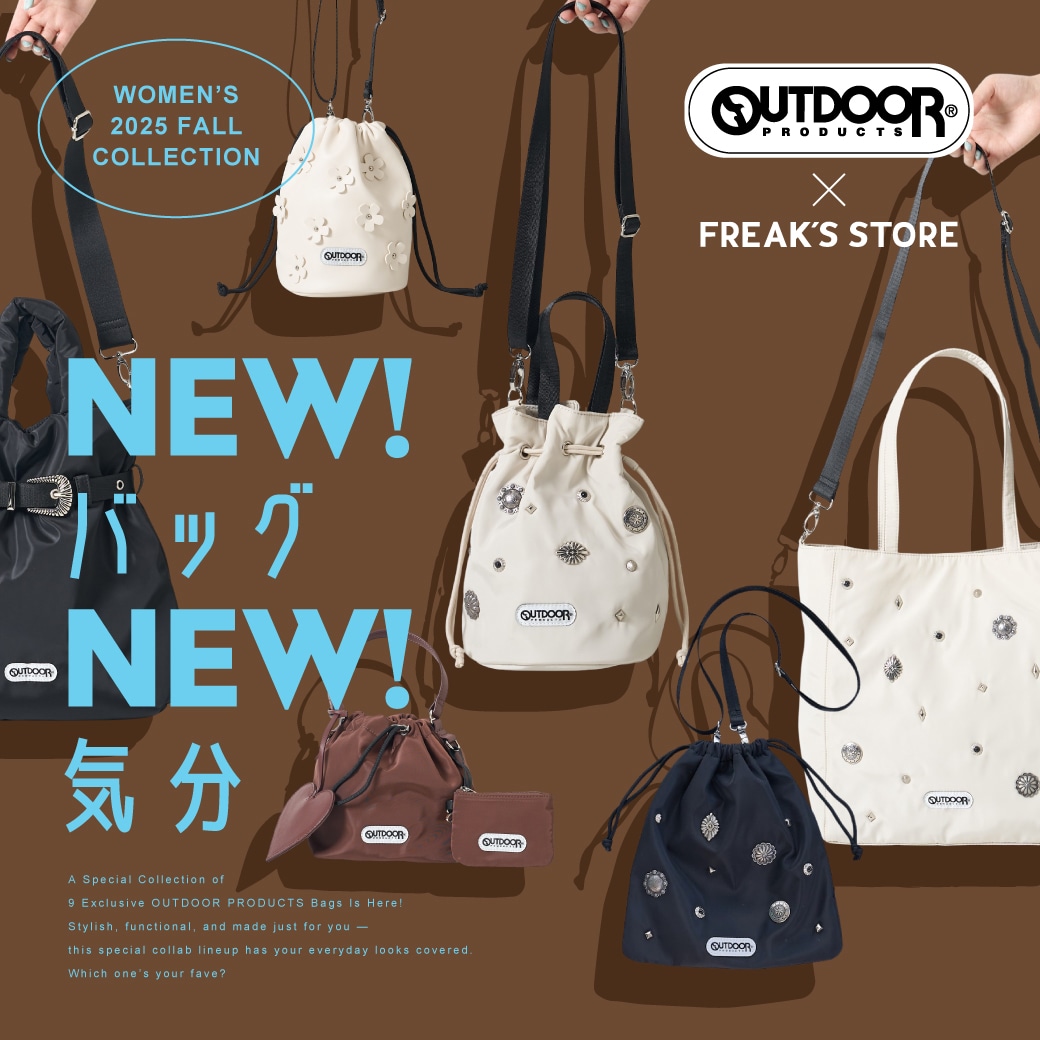outdoor バッグ　ホワイトベージュ　新品　フリークスストア FREAK'S STORE｜フリークスストアのショルダーバッグ（ホワイト