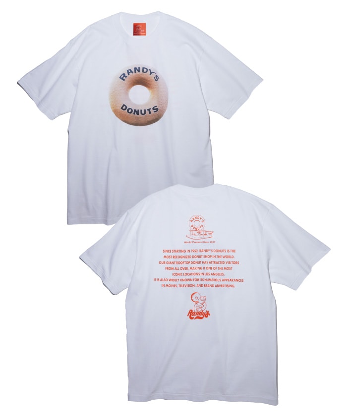 sold out品　代官山　ランディーズドーナツ　ティーシャツ　男女兼用 FREAK'S STORE tシャツ RANDY'S DONUTS/ランディーズドーナツ