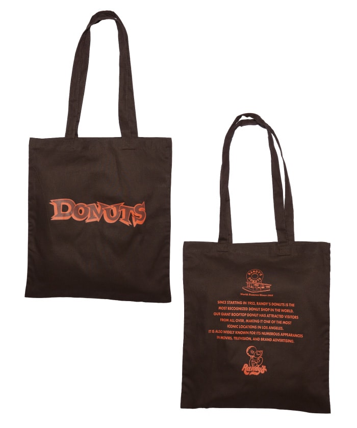 Randy’s Donuts ランディーズドーナツ トートバッグ RANDY'S DONUTS/ランディーズドーナツ ICONIC DONUTS TOTE BAG