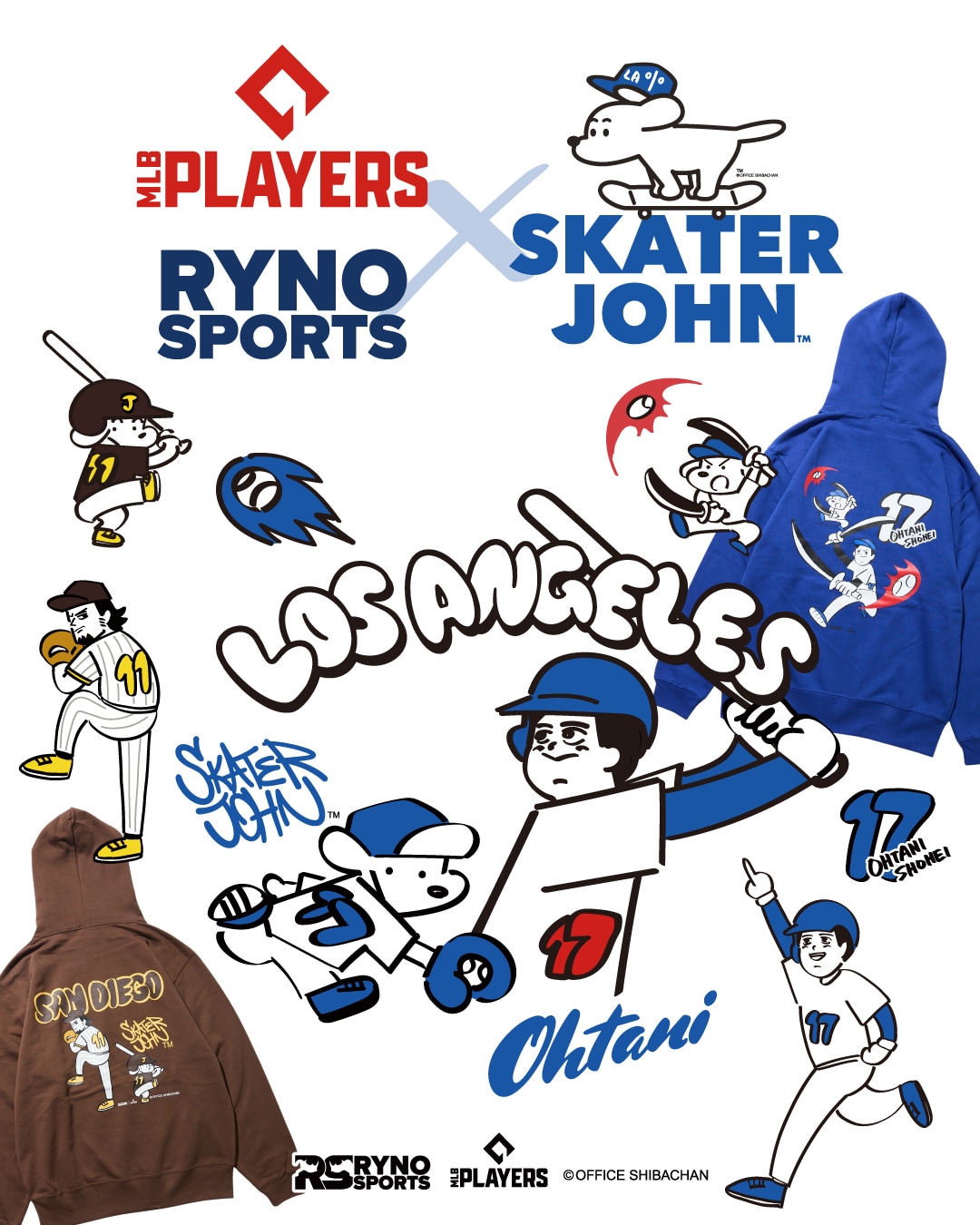 SKATER JOHN × RYNO SPORTS × MLB PLAYERS SKATER JOHN × RYNO SPORTS × MLB PLAYERS｜Daytona Park