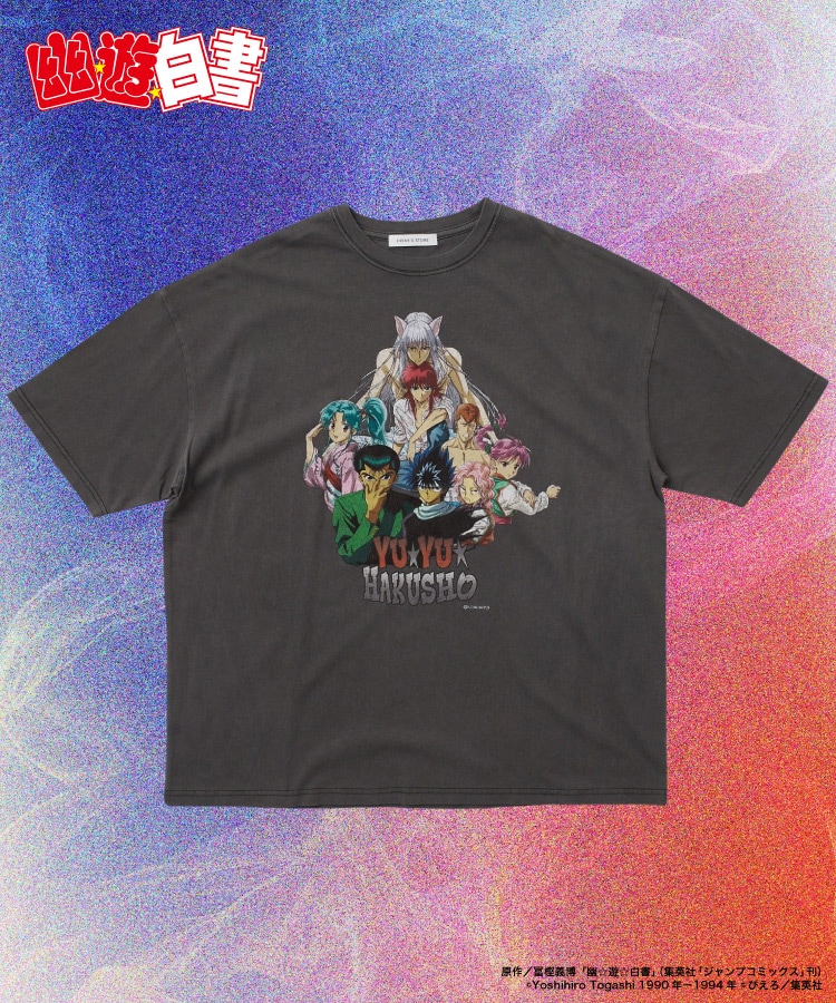 幽☆遊☆白書 Tシャツ ピンク 浦飯幽助 幽遊白書 アニメT 本物ファッション - 幽☆遊☆白書 Tシャツ XL ピンク 浦飯幽助