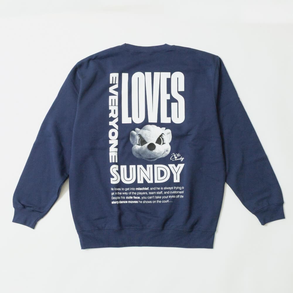 大人気シリーズ「サンディースウェット」に待望の新色ネイビーが登場