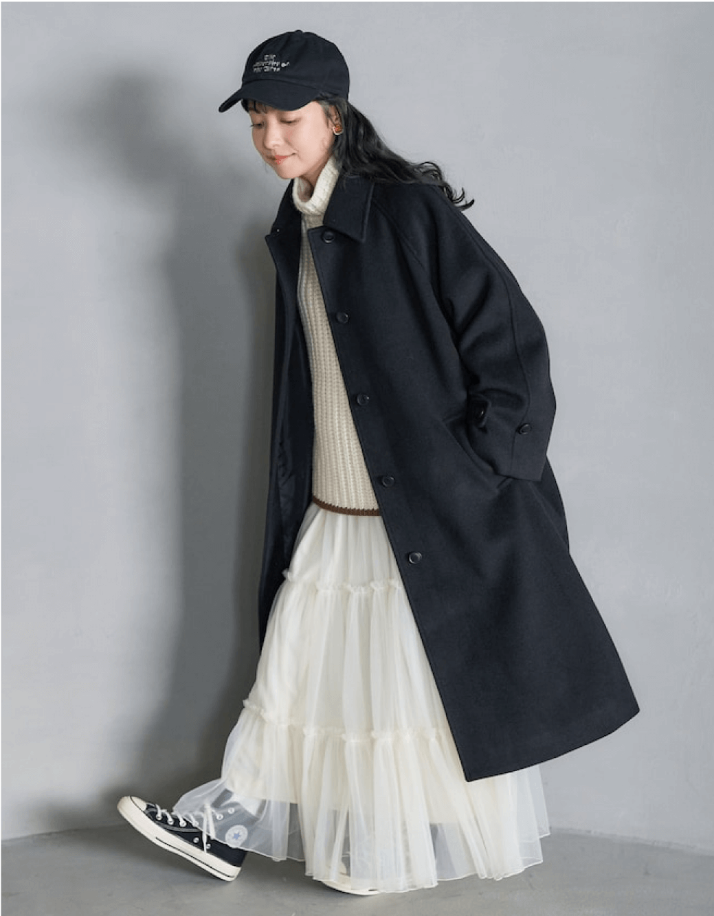 現行　極美品　ジャーナルスタンダード　2025　ワイドステンカラーコート　3L 現行 極美品 ジャーナルスタンダード 2025 ワイドステンカラーコート