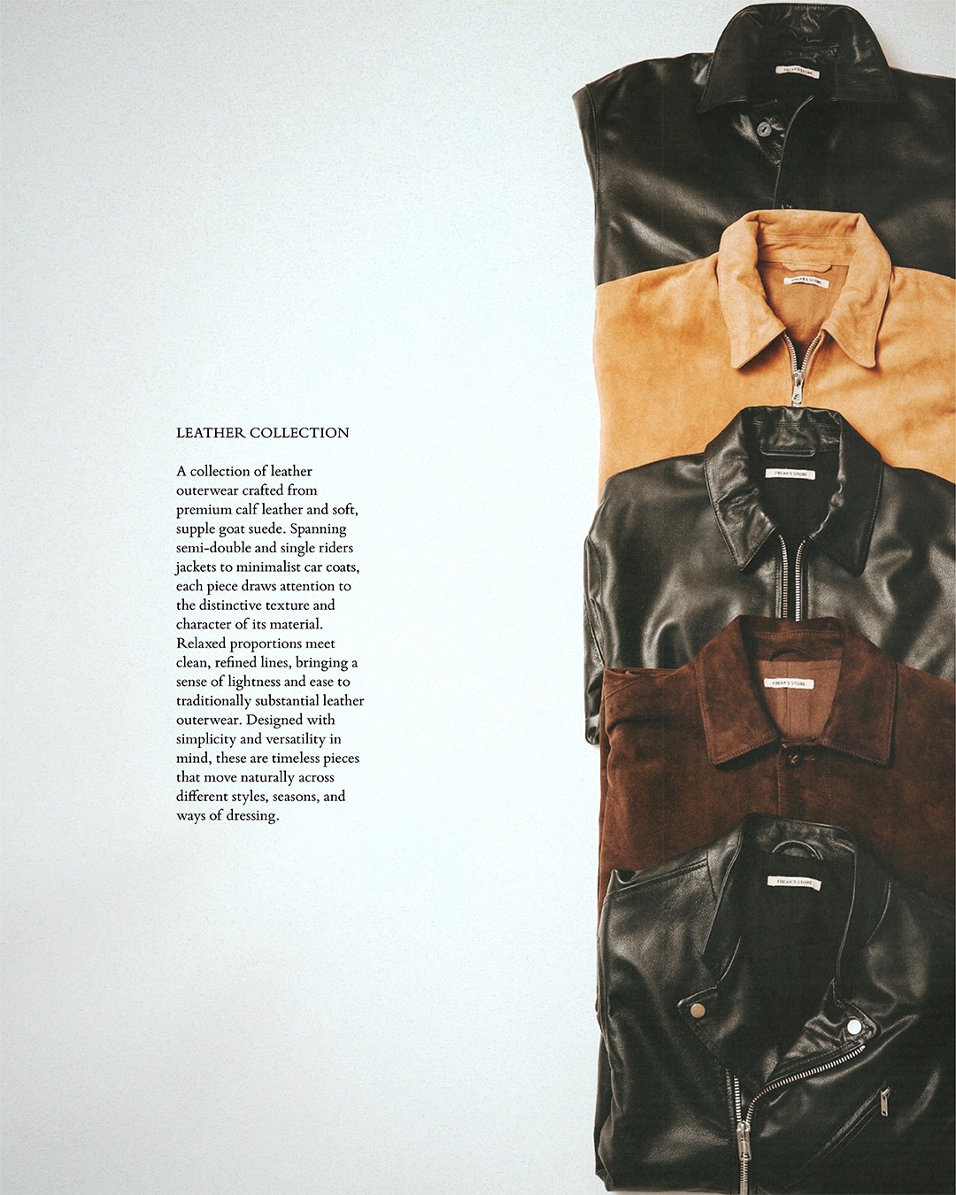 FREAK'S STORE LEATHER COLLECTION｜Daytona Park(FREAK'S STORE公式通販)