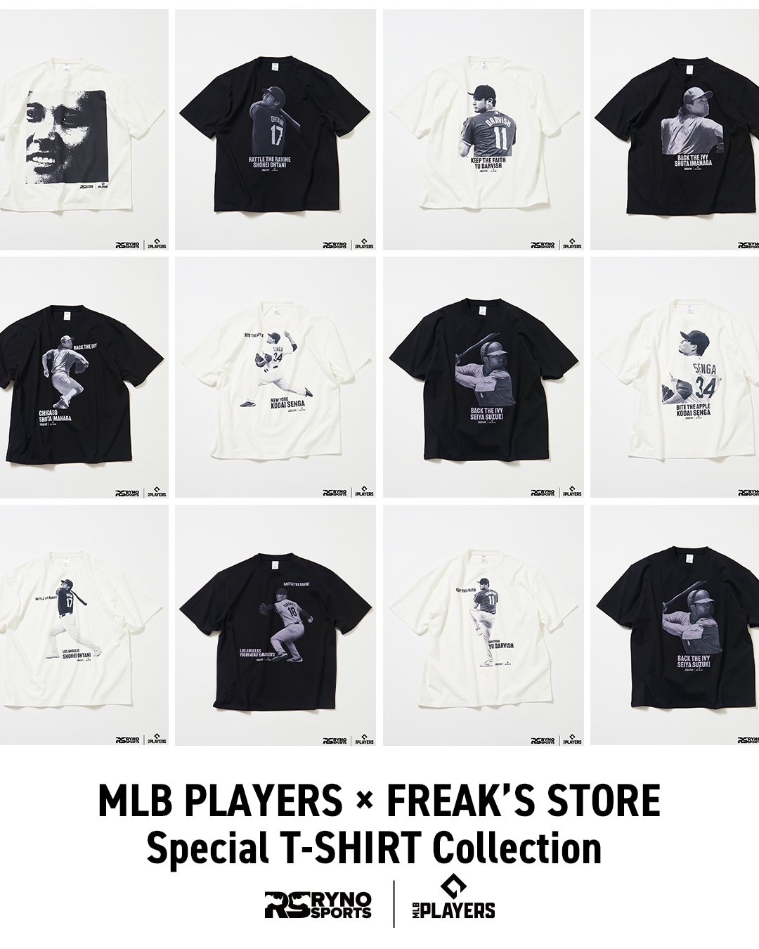 MLB PLAYERS × FREAK'S STORE T-SHIRT Collection｜Daytona Park