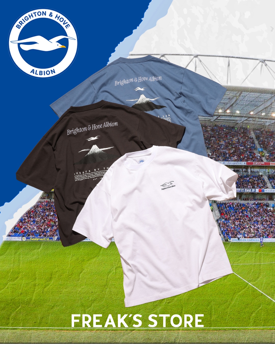 Brighton & Hove Albion FCとFREAK'S STORE初のコラボレーション