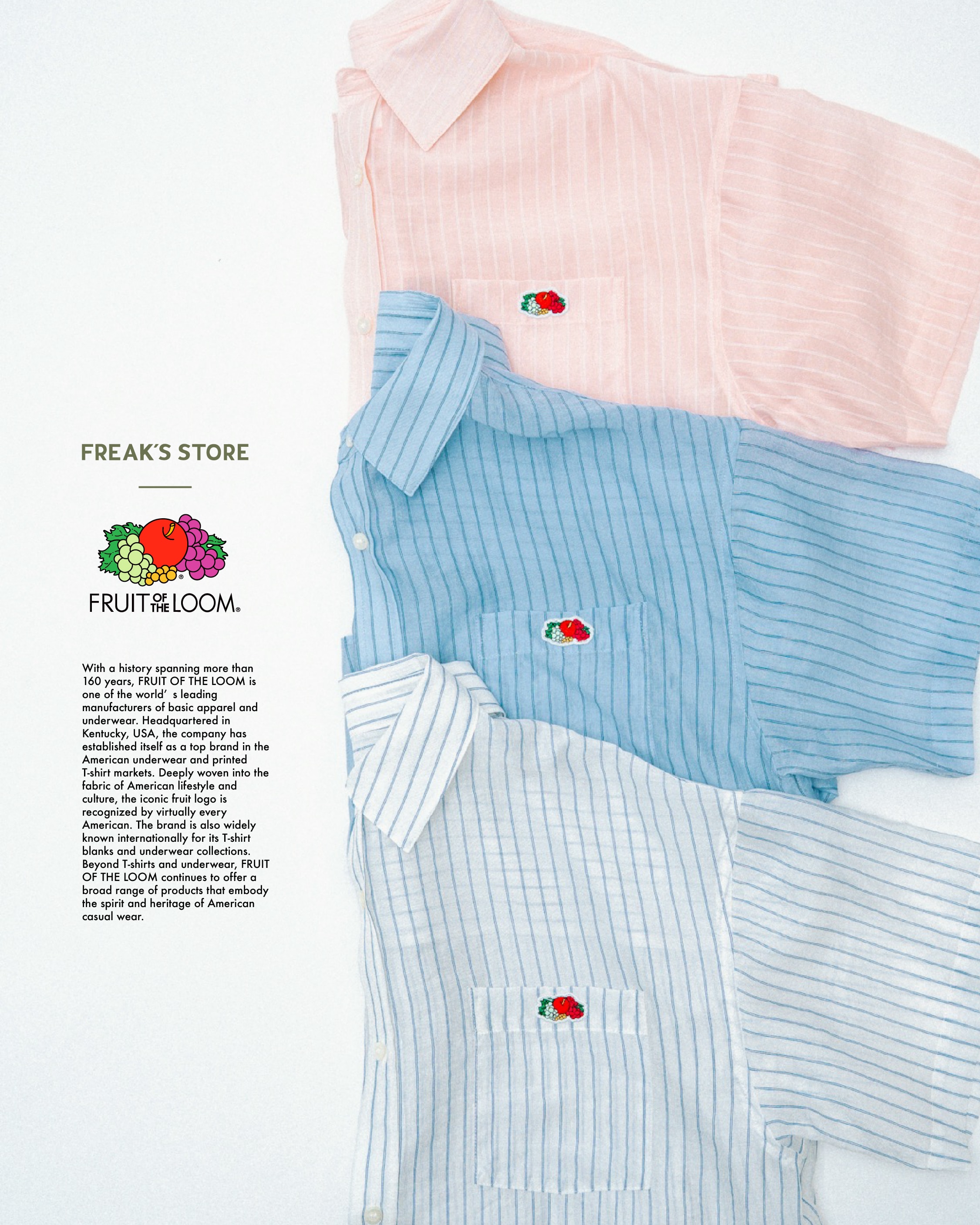 FRUIT OF THE LOOM × FREAK'S STORE｜Daytona Park(FREAK'S STORE公式通販)