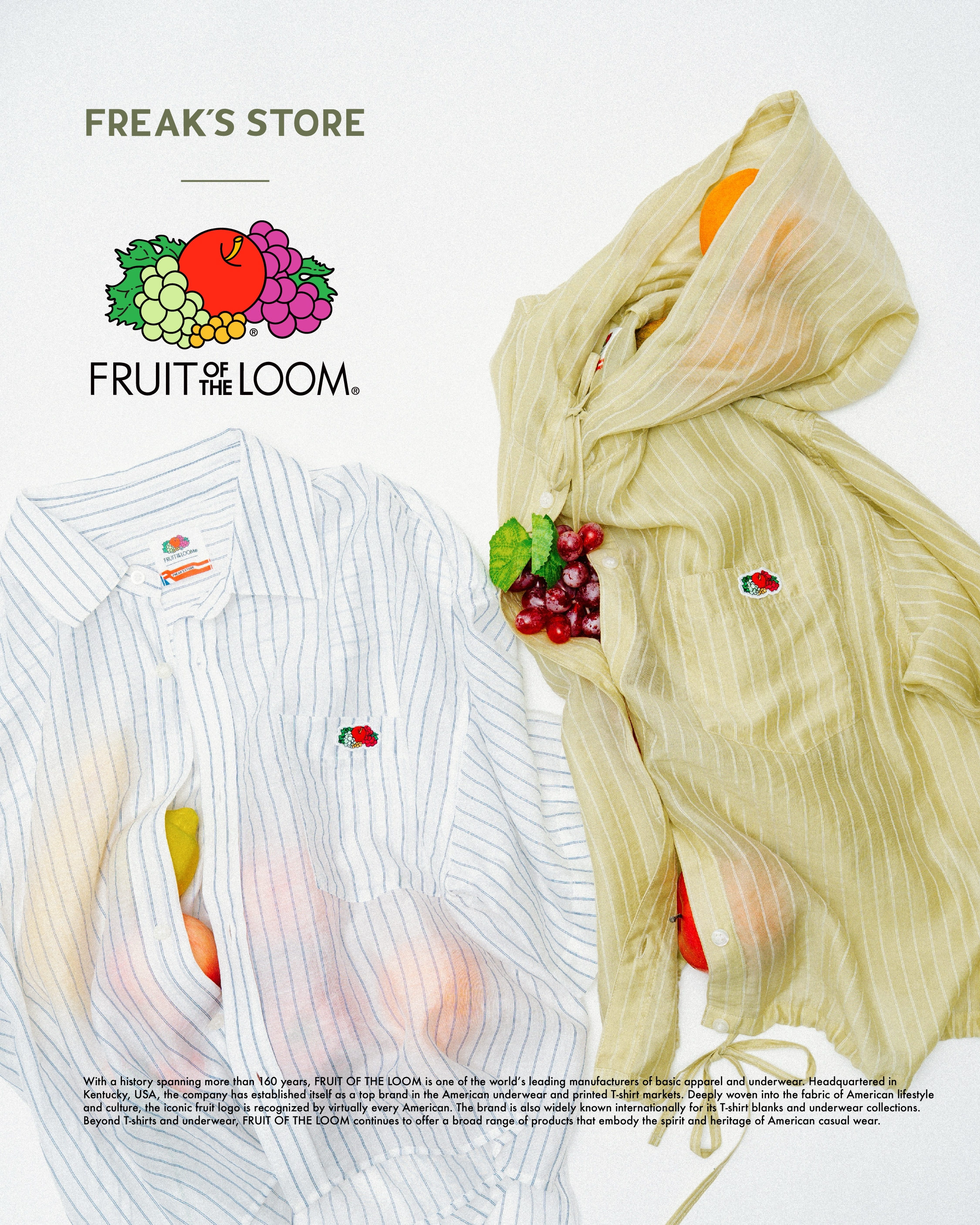 FRUIT OF THE LOOM × FREAK'S STORE｜Daytona Park(FREAK'S STORE公式通販)