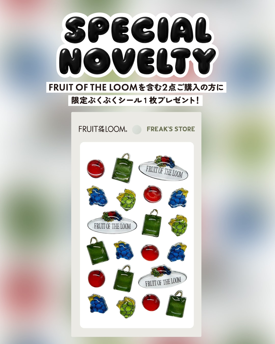 FRUIT OF THE LOOM × FREAK'S STORE｜Daytona Park(FREAK'S STORE公式通販)